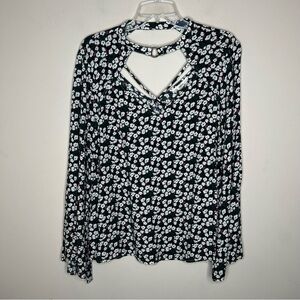 ENTRO Multicolor Choker Blouse